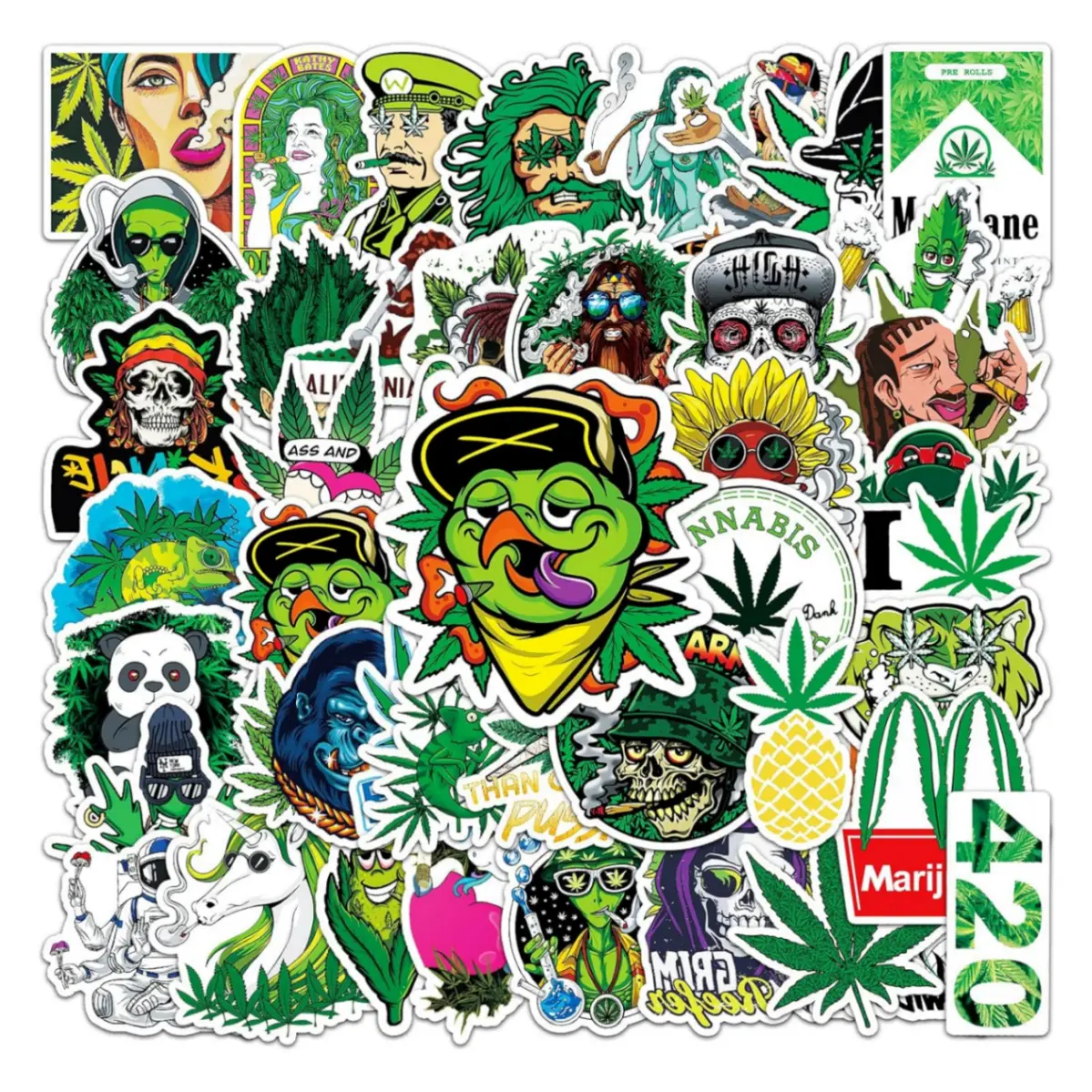 420 Stickers Pack(50 Pcs) image 2