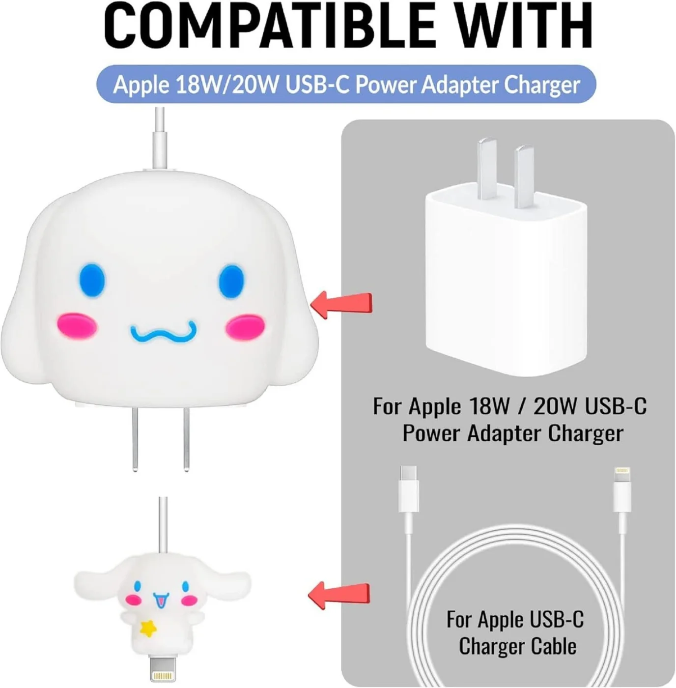 Cinnamoroll iPhone Charger Cover (18/20W) image 4